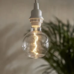 LED-Globe G95 E27 1 W 2 200 K filamenttioptiikka