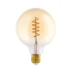 LED-globe-lamppu E27 G125 4 W 2 200 K filament