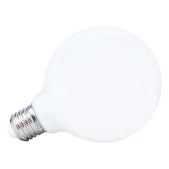 LED-globe-lamppu E27 8W G95 2700K opaali himmen.