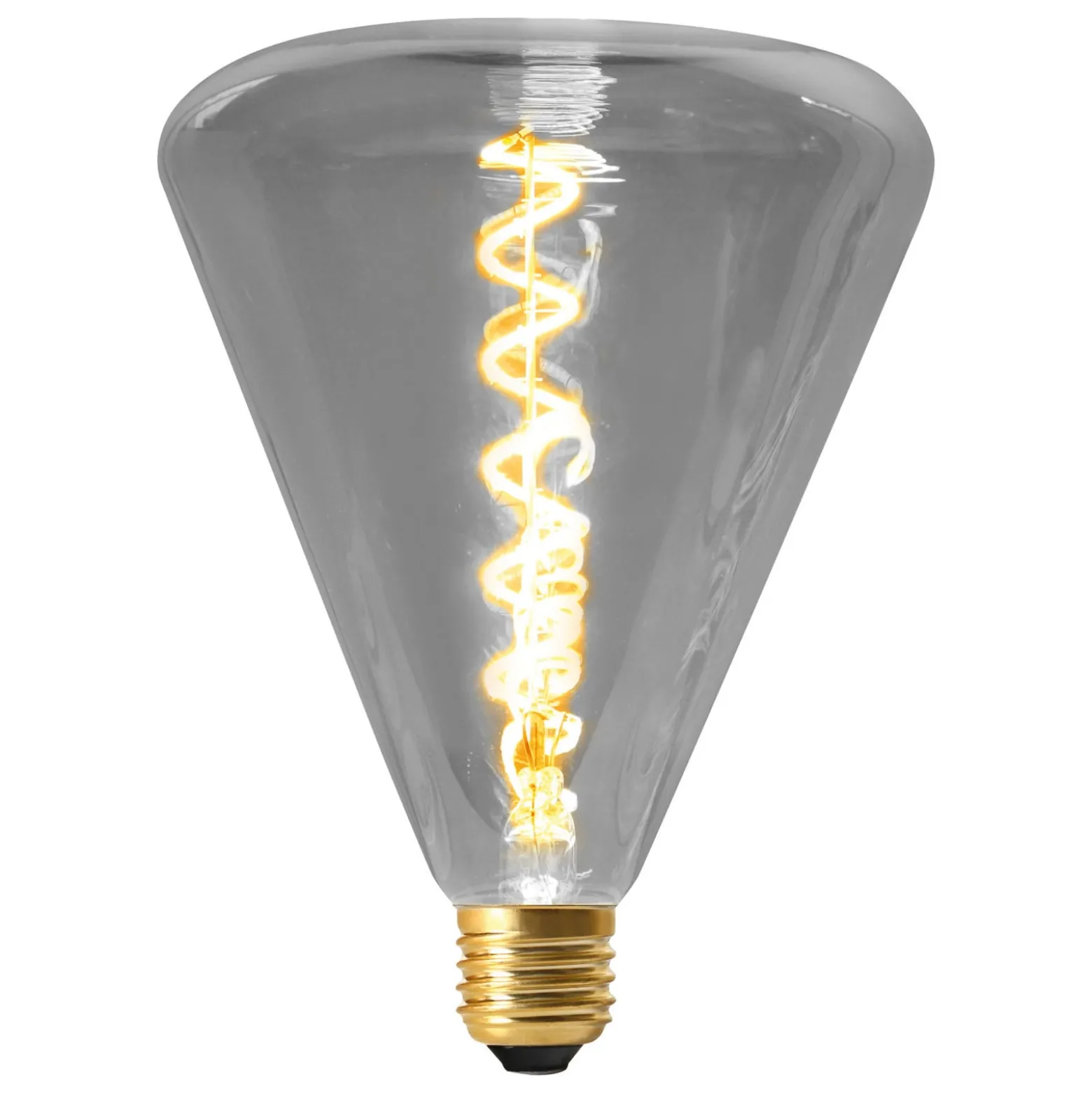 LED-globe-lamppu E27 4W 2 200 K, harmaa sävy