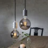 LED-globe-lamppu E27 1,8W Plain Smoke 2100K Ø125mm