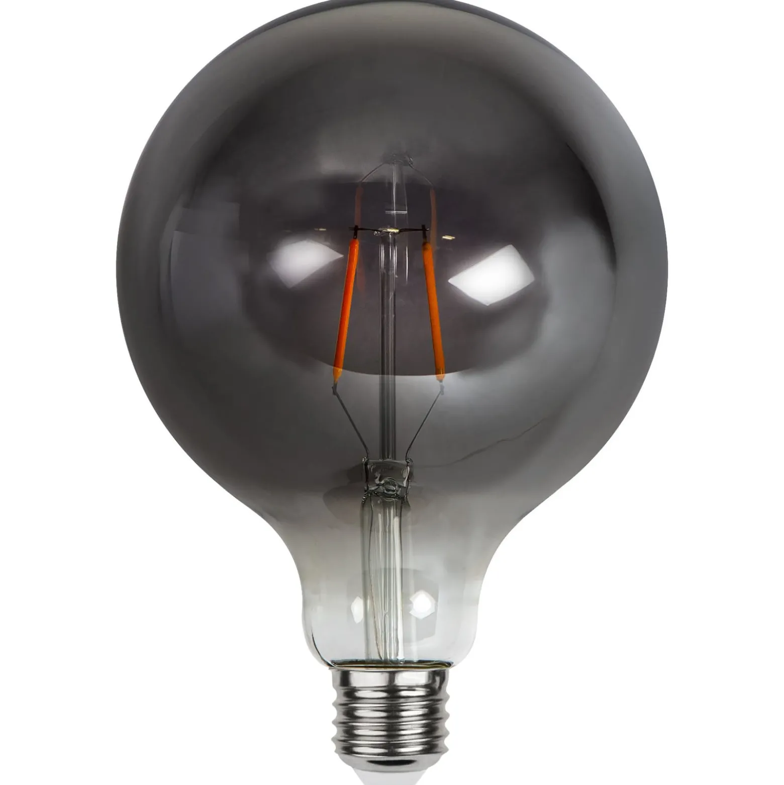 LED-globe-lamppu E27 1,8W Plain Smoke 2100K Ø125mm