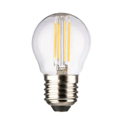 LED-golfpallolamppu E27 4W 2.700 K filament kirkas