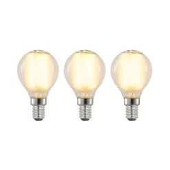 LED-golfpallolamppu E14 4W 2700K matta himmen., 3x