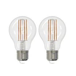 LED hehkulamppu E27 8W kirkas 2,700K himmennettävä 2 kpl:n sarja