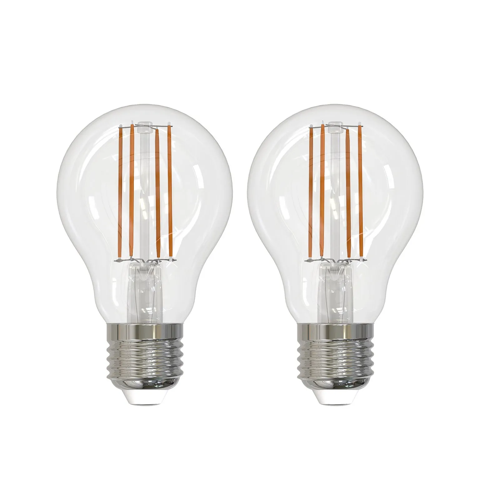 LED hehkulamppu E27 8W kirkas 2,700K himmennettävä 2 kpl:n sarja