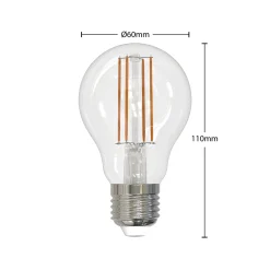 LED hehkulamppu E27 8W kirkas 2,700K himmennettävä 2 kpl:n sarja