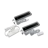 LED-kaapin alavalaisin U-Pad F, 2 kpl 4 000K musta Anturi
