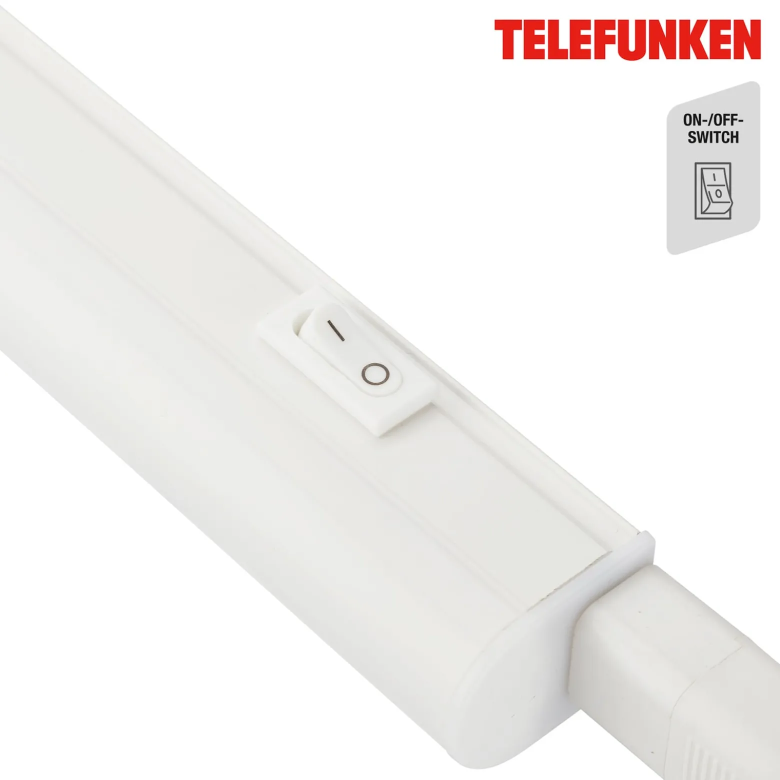 LED-kaapin alavalo Hephaistos, valkoinen, pituus 87 cm