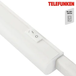 LED-kaapin alavalo Hephaistos, valkoinen, pituus 31 cm