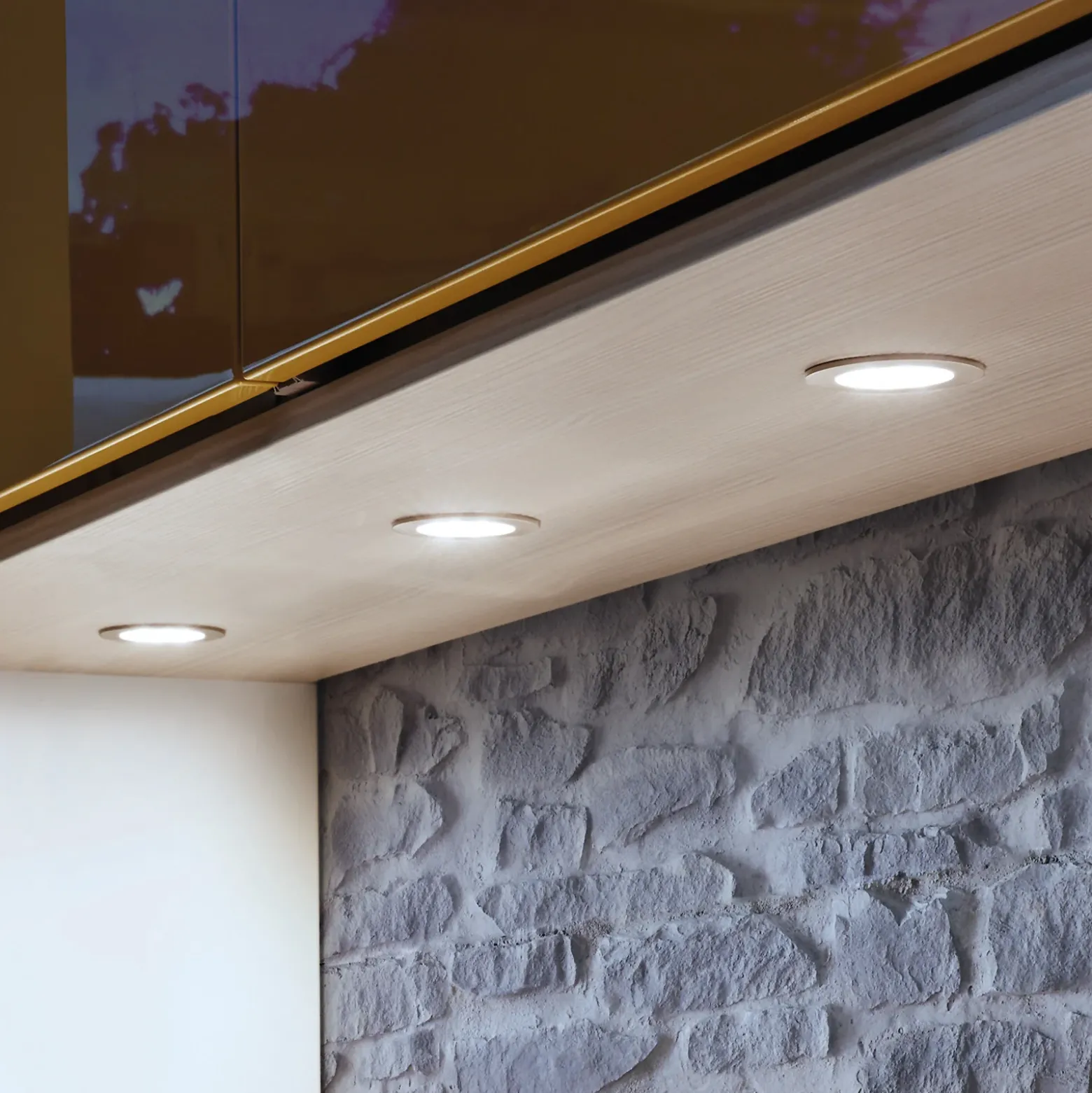 LED-kalusteuppovalaisin Dynamic FR 55 CCT, 3 kpl