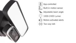 LED-kameravalo Smartlight 7868-750 WiFi 1 200 lm