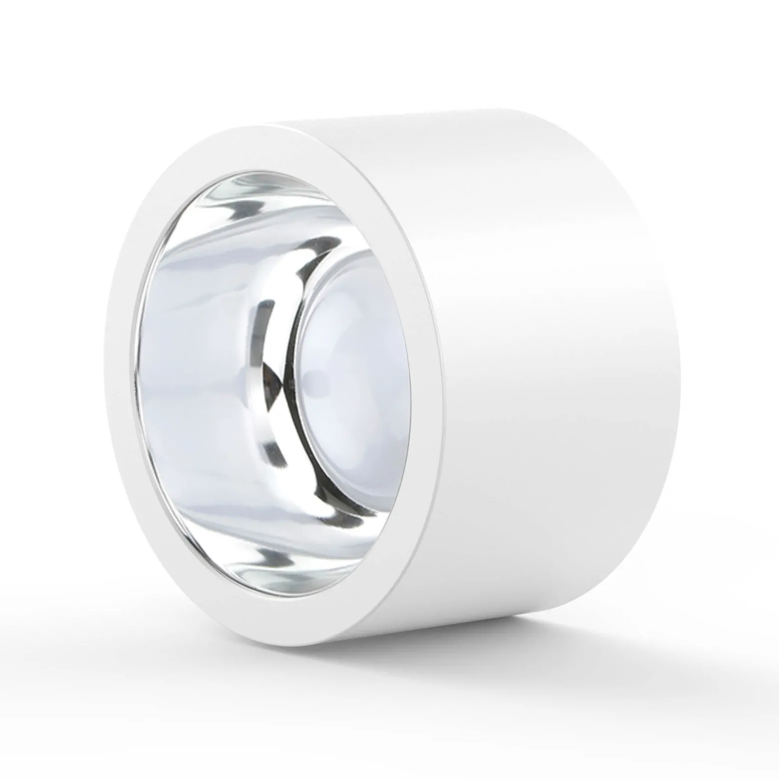 LED-kattokohdevalo ALG54, Ø 21,3 cm valkoinen