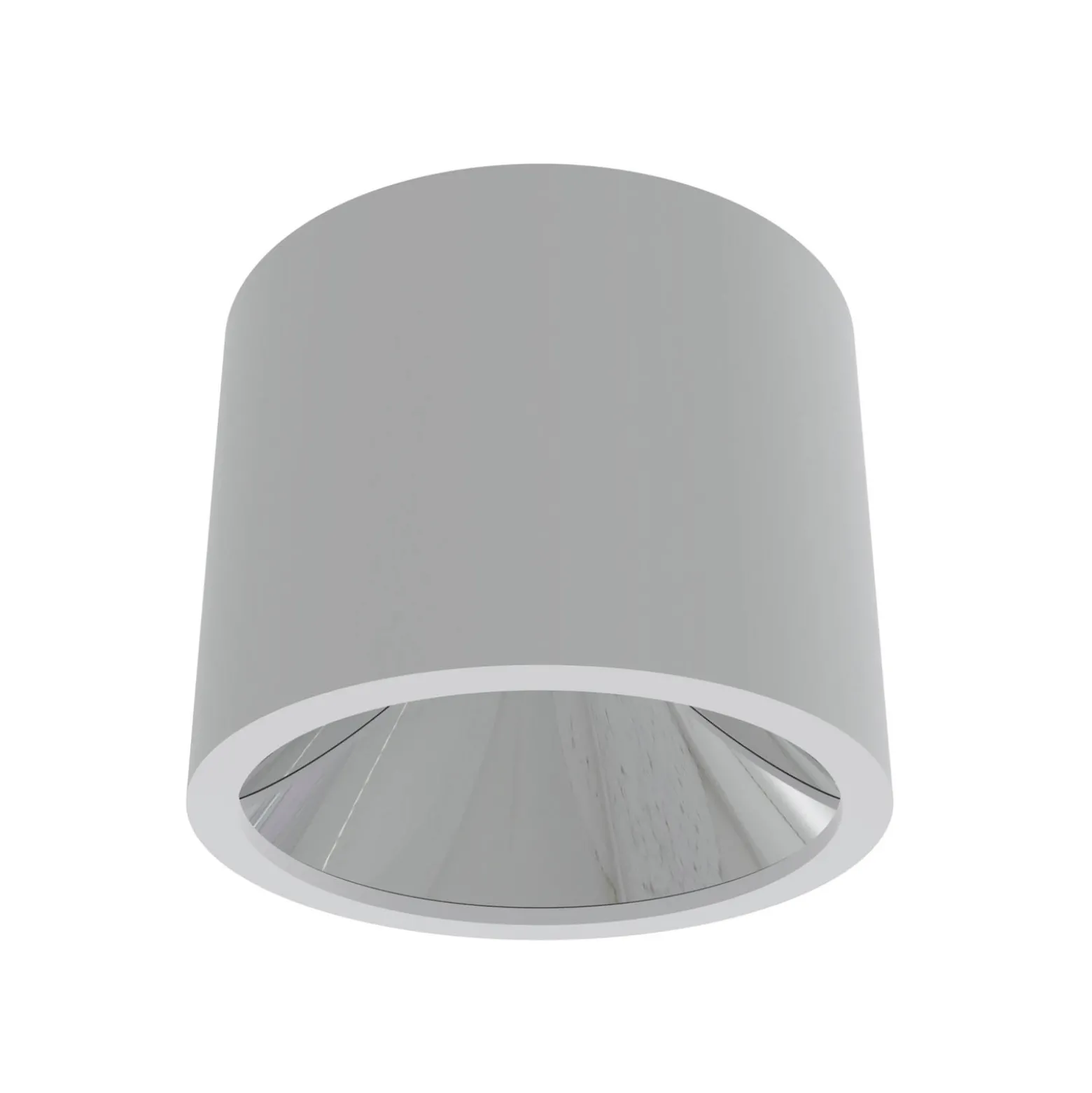 LED-kattokohdevalo ALG54, Ø 21,3 cm valkoinen