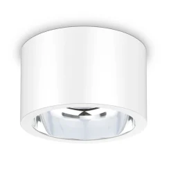 LED-kattokohdevalo ALG54, Ø 21,3 cm valkoinen