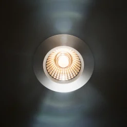 LED-kattoon upotettava spotti Diled, Ø 6,7 cm, 3000 K, valkoinen