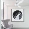LED-kattotuuletin Polaris L, 3-siipinen, valkoinen