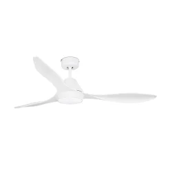 LED-kattotuuletin Polaris L, 3-siipinen, valkoinen