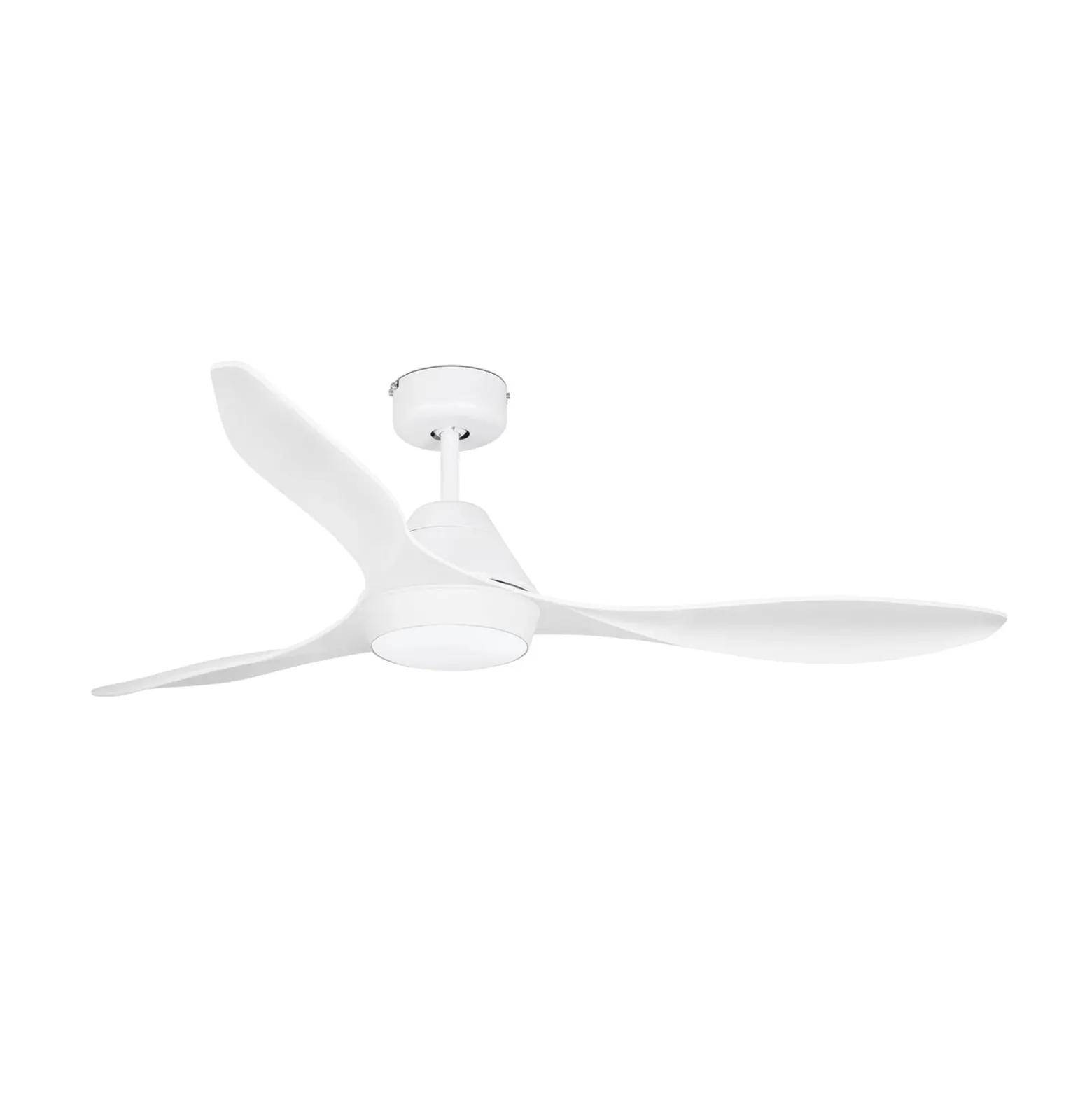 LED-kattotuuletin Polaris L, 3-siipinen, valkoinen