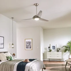 LED-kattotuuletin Voya kerma