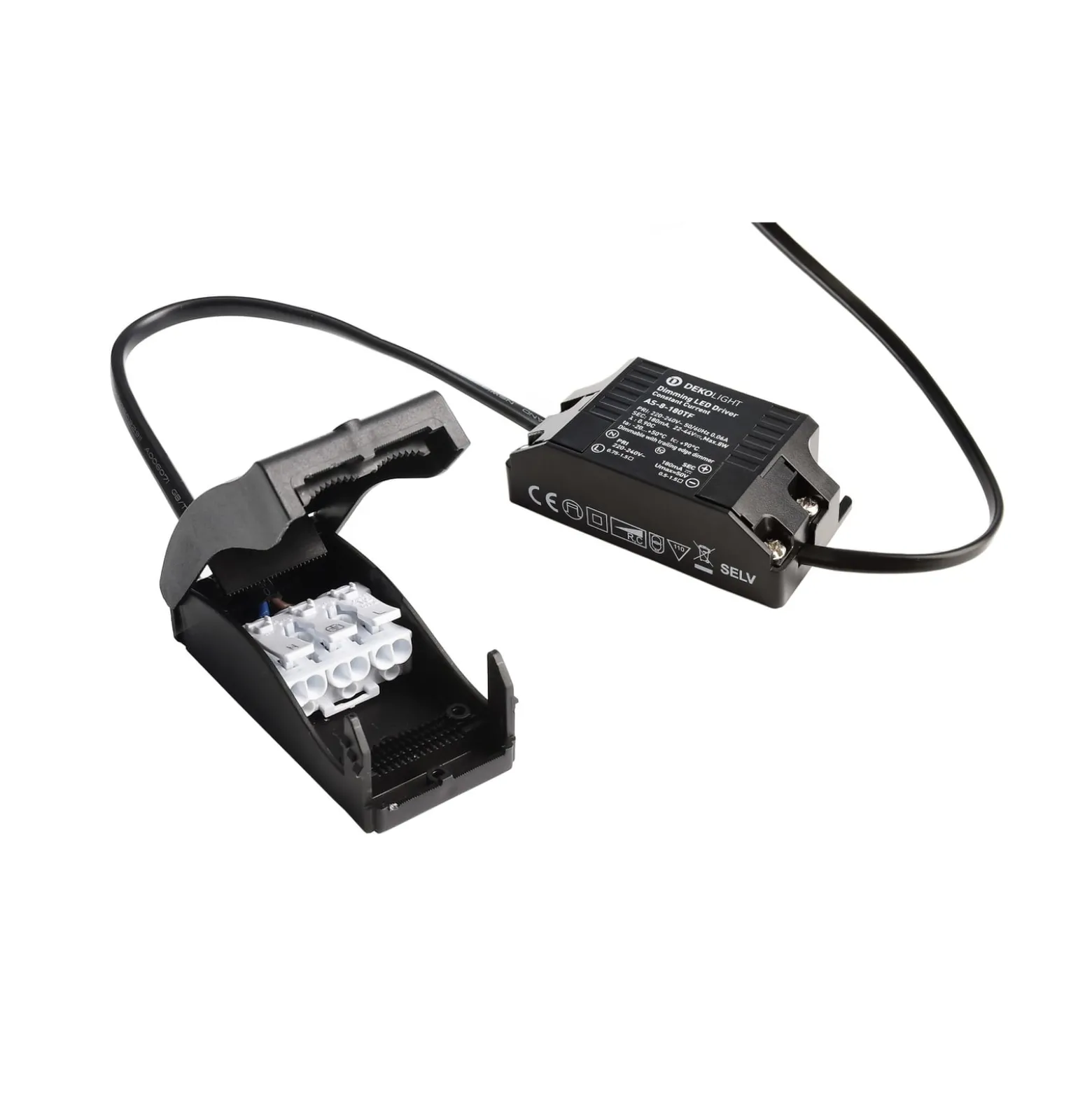 LED-kattouppospotti Dione 4 000 K hopeanharmaa