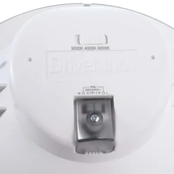 LED-kattouppovalaisin Acrux, Ø 17 cm, musta, CCT