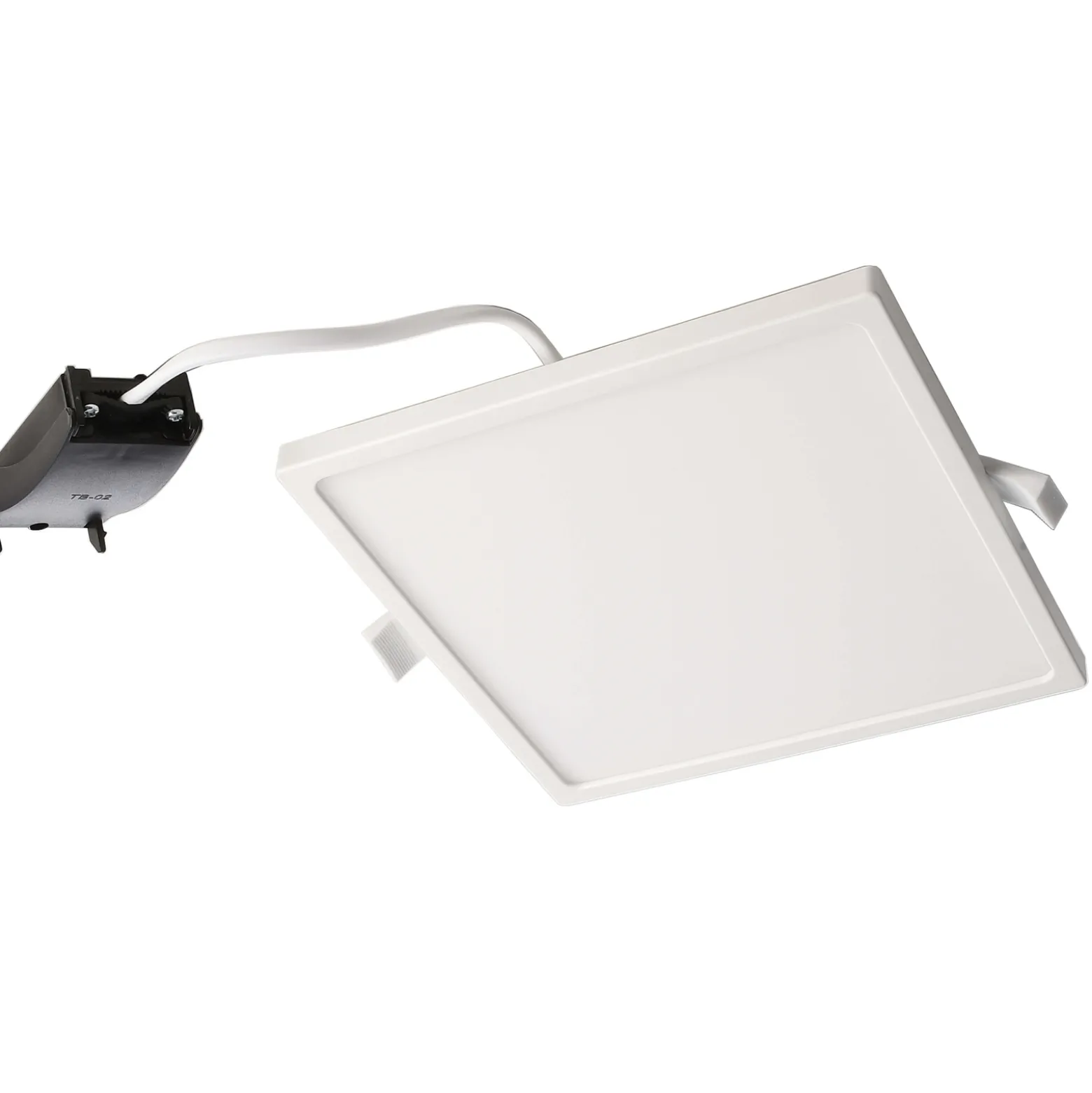 LED-kattouppovalaisin Alya valkoinen 18x18cm 2700 K