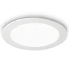LED-kattouppovalaisin Groove round 3 000 K, 22,7cm