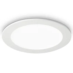 LED-kattouppovalaisin Groove round 3 000 K, 22,7cm