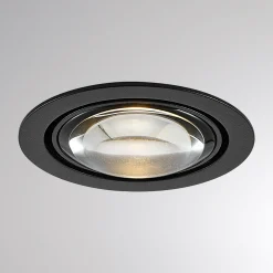 LED-kattouppovalaisin MAG MINI, musta, Ø 10 cm, CCT 18 V