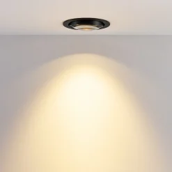 LED-kattouppovalaisin MAG MINI, musta, Ø 10 cm, CCT 18 V