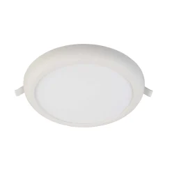 LED-kattouppovalaisin Zaurak, valkoinen, pyöreä, Ø 22 cm