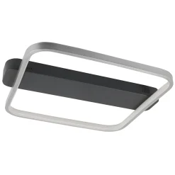LED-kattovalaisin Ascona, musta/nikkeli, 28 W