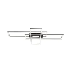 LED-kattovalaisin Asmin, CCT, musta, 98,9x69,4cm
