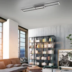 LED-kattovalaisin Asmin, CCT, musta, 95x17,5cm