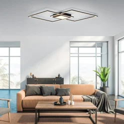 LED-kattovalaisin Asmin, CCT, musta, 106x37cm