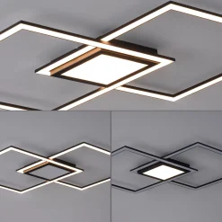 LED-kattovalaisin Asmin, CCT, musta, 106x37cm