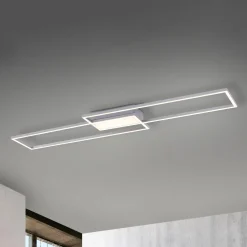 LED-kattovalaisin Asmin, CCT, teräs, 109,5x25,7cm