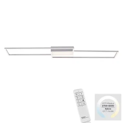 LED-kattovalaisin Asmin, CCT, teräs, 109,5x25,7cm