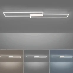 LED-kattovalaisin Asmin, CCT, teräs, 109,5x25,7cm