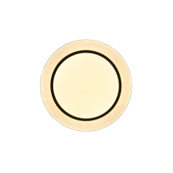 LED-kattovalaisin Atria, Ø 38 cm, musta, muovia, CCT