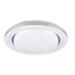 LED-kattovalaisin Atria, Ø 58 cm, valkoinen, muovi, CCT