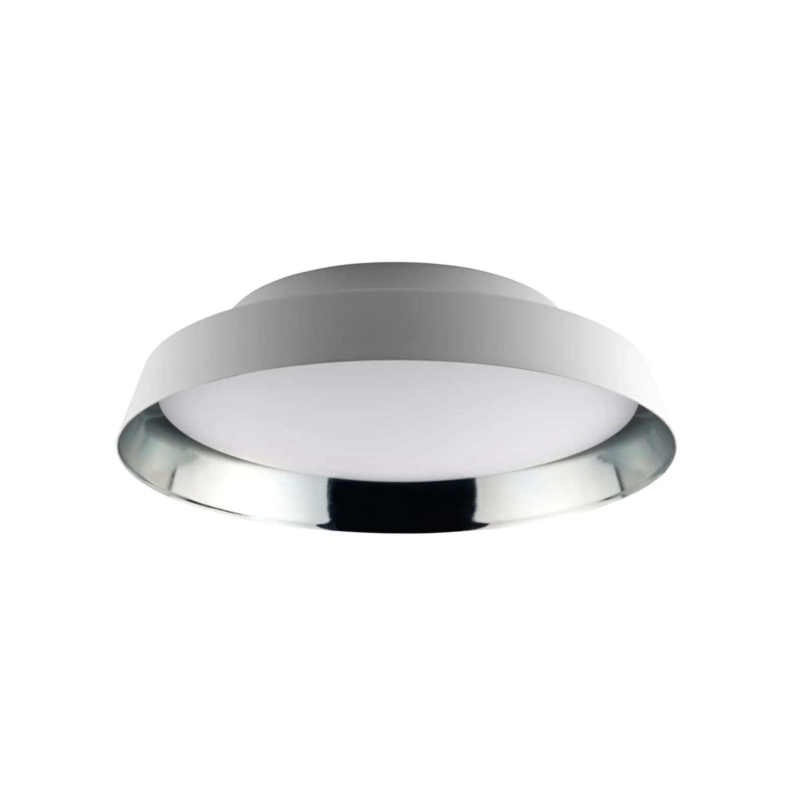 LED-kattovalaisin Boop! Ø54cm valkoinen/sininen-harmaa