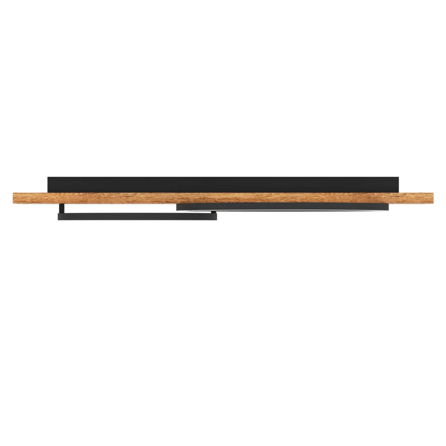 LED-kattovalaisin Boyal, ruskea, pituus 78 cm, puu, 2-valo.