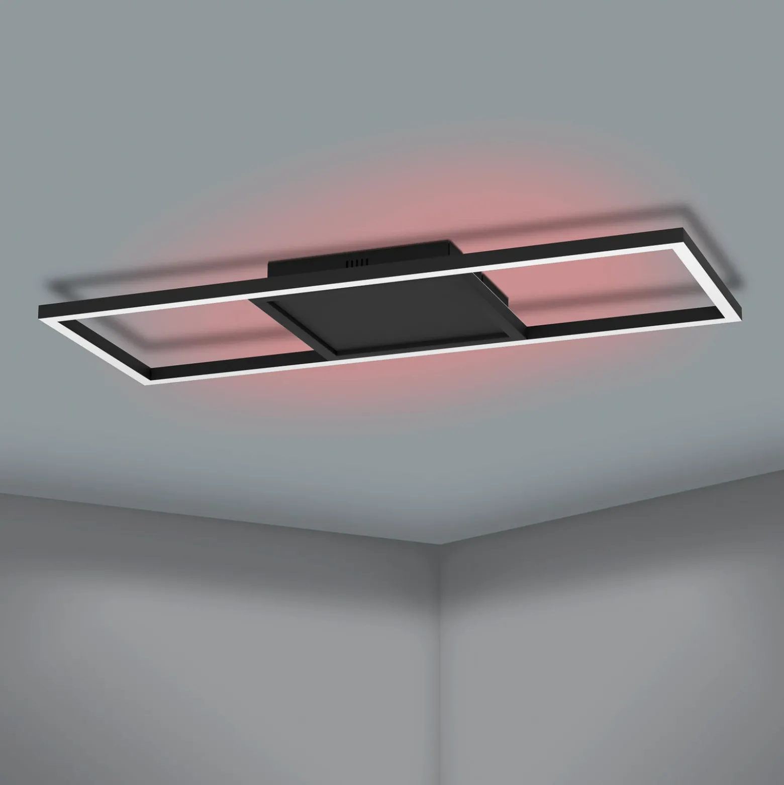 LED-kattovalaisin Calagrano-Z ZigBee RGB/CCT 64x24cm