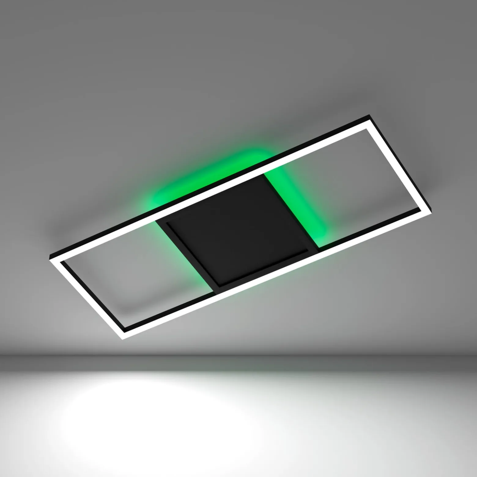LED-kattovalaisin Calagrano-Z ZigBee RGB/CCT 64x24cm