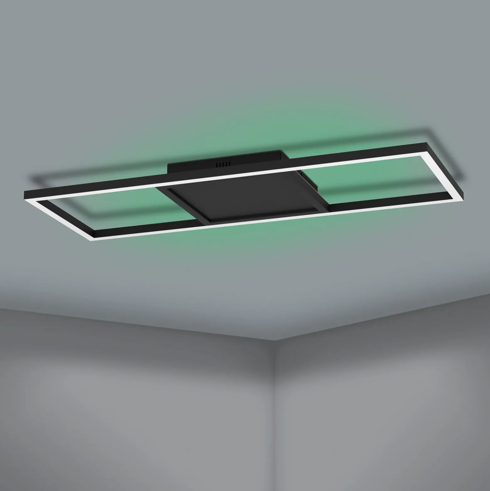 LED-kattovalaisin Calagrano-Z ZigBee RGB/CCT 64x24cm