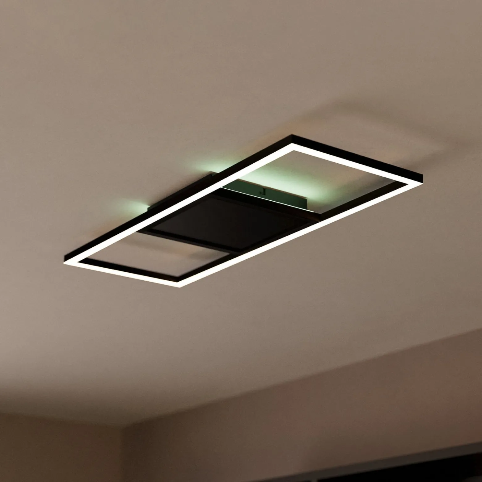 LED-kattovalaisin Calagrano-Z ZigBee RGB/CCT 64x24cm