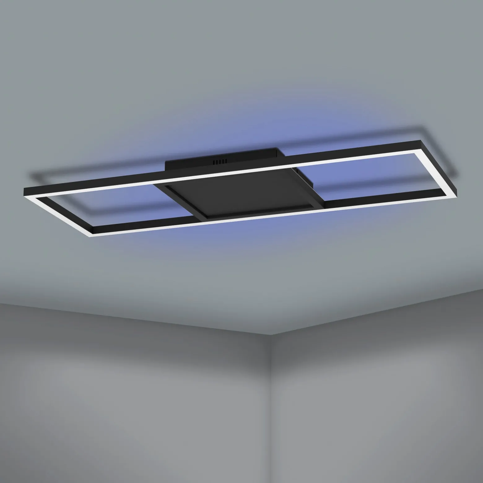 LED-kattovalaisin Calagrano-Z ZigBee RGB/CCT 64x24cm