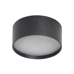LED-kattovalaisin CMD 9092, Ø 12 cm, antrasiitti, IP44, metallia